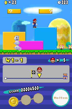 Play NES Super Mario Bros. (World) [Hack by Bash v1.0] (~Super Mario Bash.)  Online in your browser 